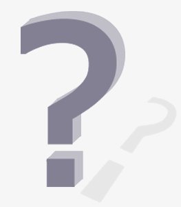 Diagram showing Question mark